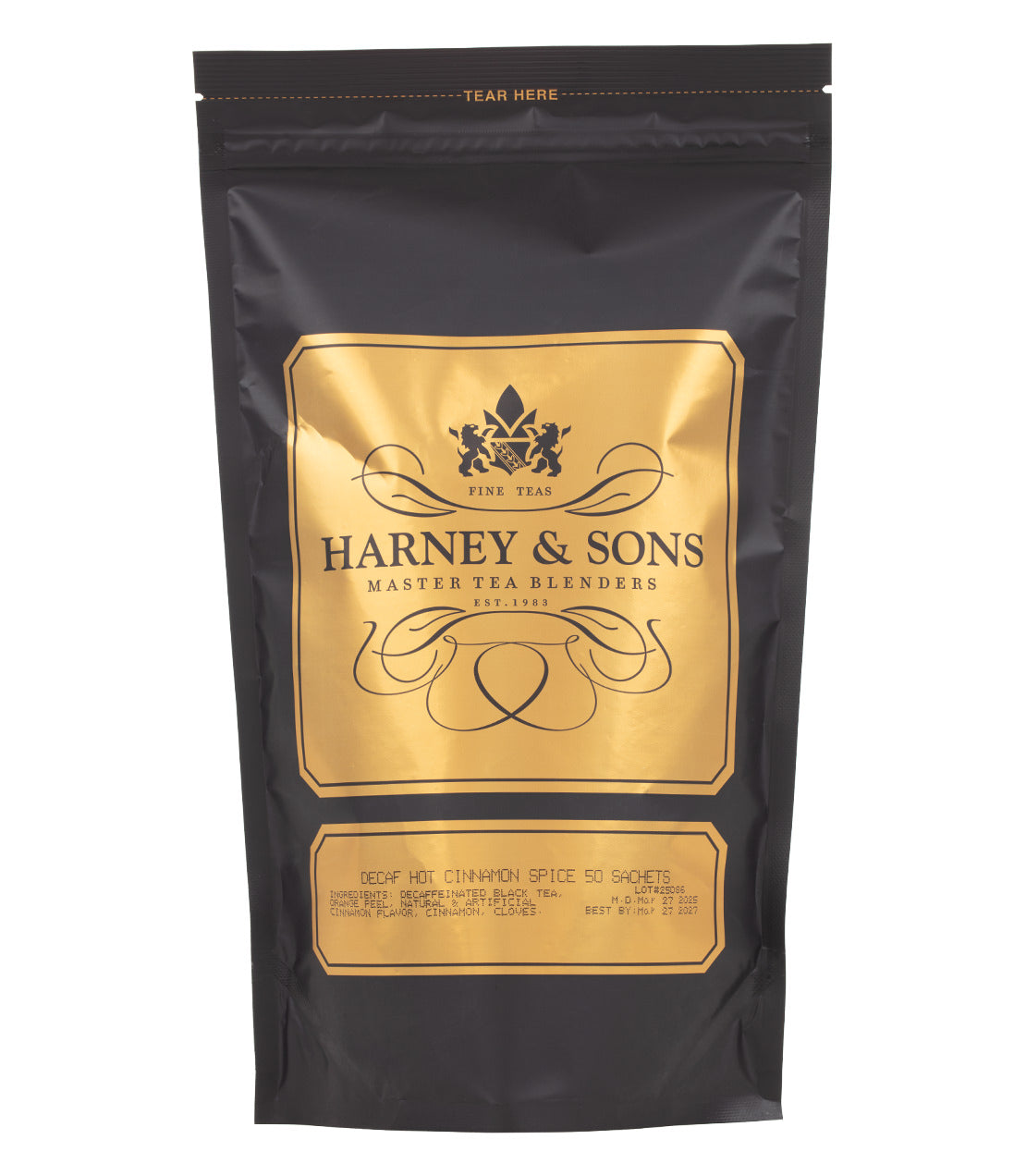 Decaf Hot Cinnamon Spice, Bag of 50 Sachets - Sachets Bag of 50 Sachets - Harney & Sons Fine Teas