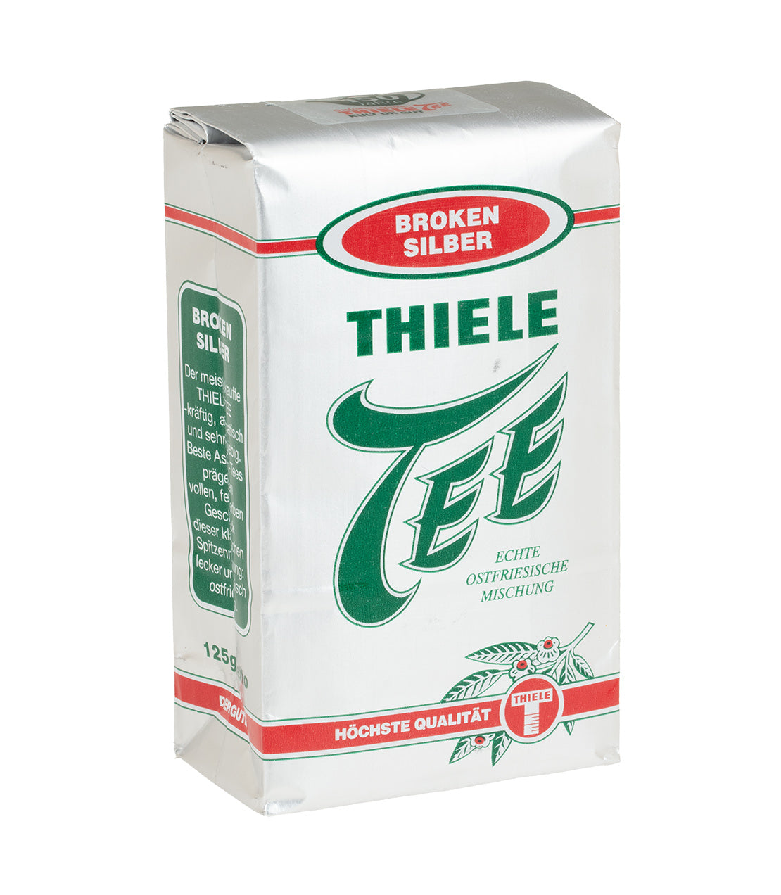 Thiele- Broken Silber- Tee- 125g Bag- Silver, Green, and Red
