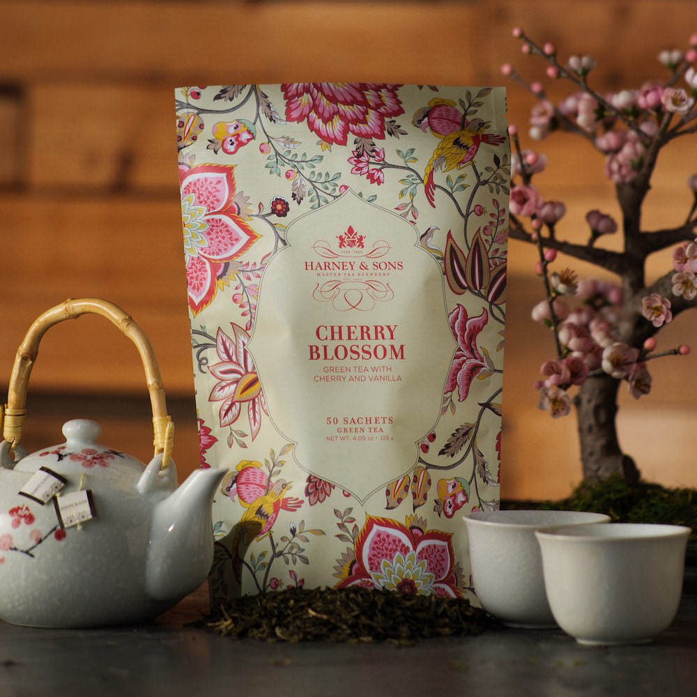 Cherry Blossom, Bag of 50 Sachets mood image.