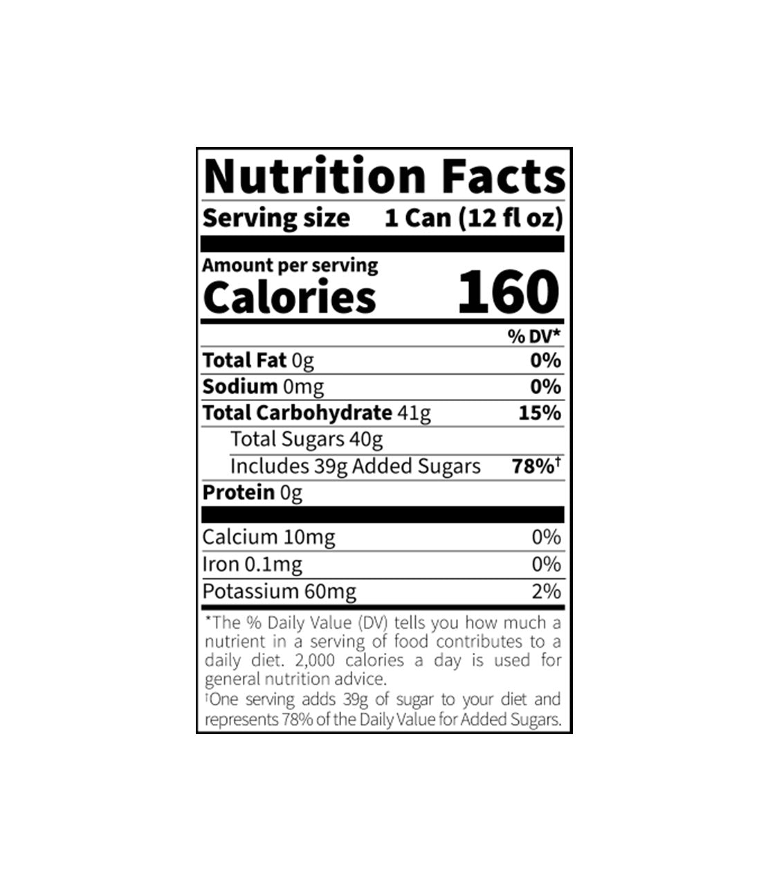 Harney & Sons Fine Teas- Organic Orange Mango Juice Drink- 12 fl oz Can- Nutrition Facts
