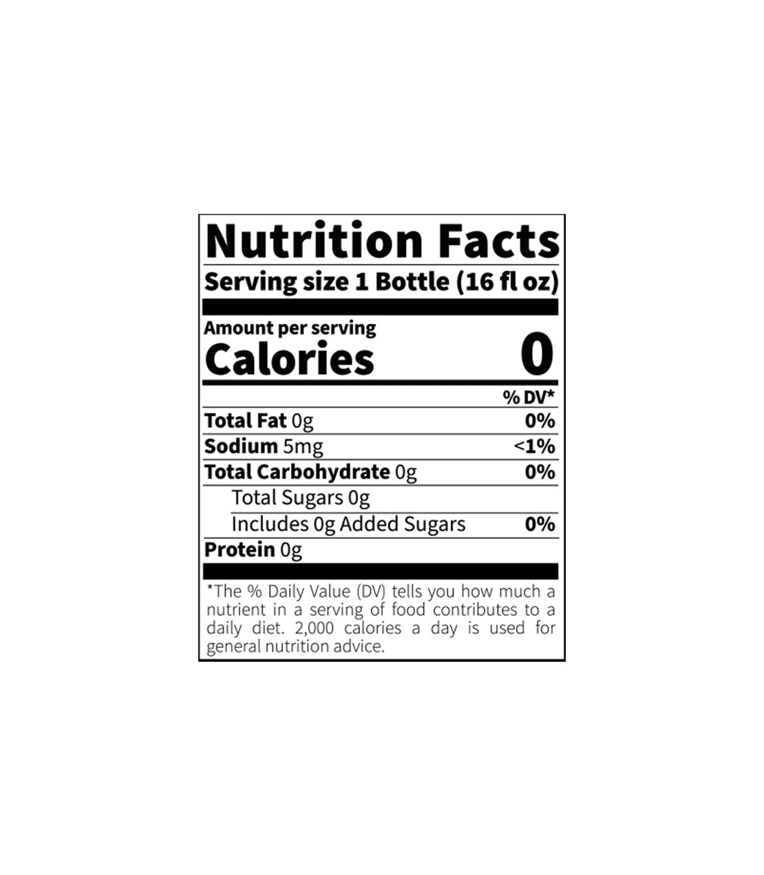 Harney & Sons- Organic White Peach Matcha- 16 OZ Bottle- Nutrition Facts
