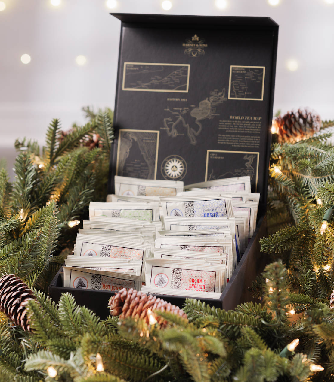 Harney Heritage Wrapped Sachet Tea Chest.