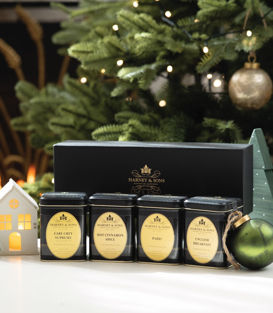 Harney & Sons Best Sellers 4 oz. Loose Tea Gift featuring four teas.