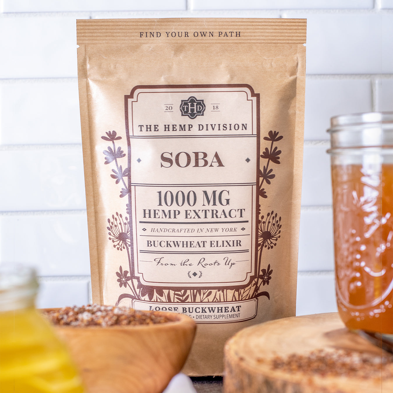 Soba 1000 CBD MG Buckwheat Elixir - 10 oz. Bag - - Harney & Sons Fine Teas