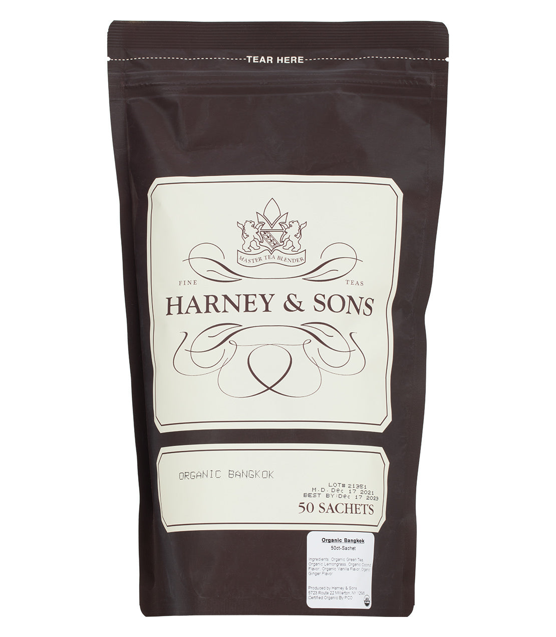 Organic Bangkok, Bag of 50 Sachets - Sachets Bag of 50 Sachets - Harney & Sons Fine Teas