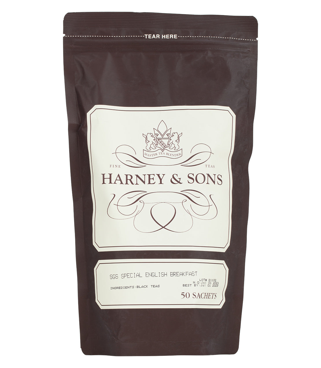 SGS Special English Breakfast, Bag of 50 Sachets - Sachets Bag of 50 Sachets - Harney & Sons Fine Teas