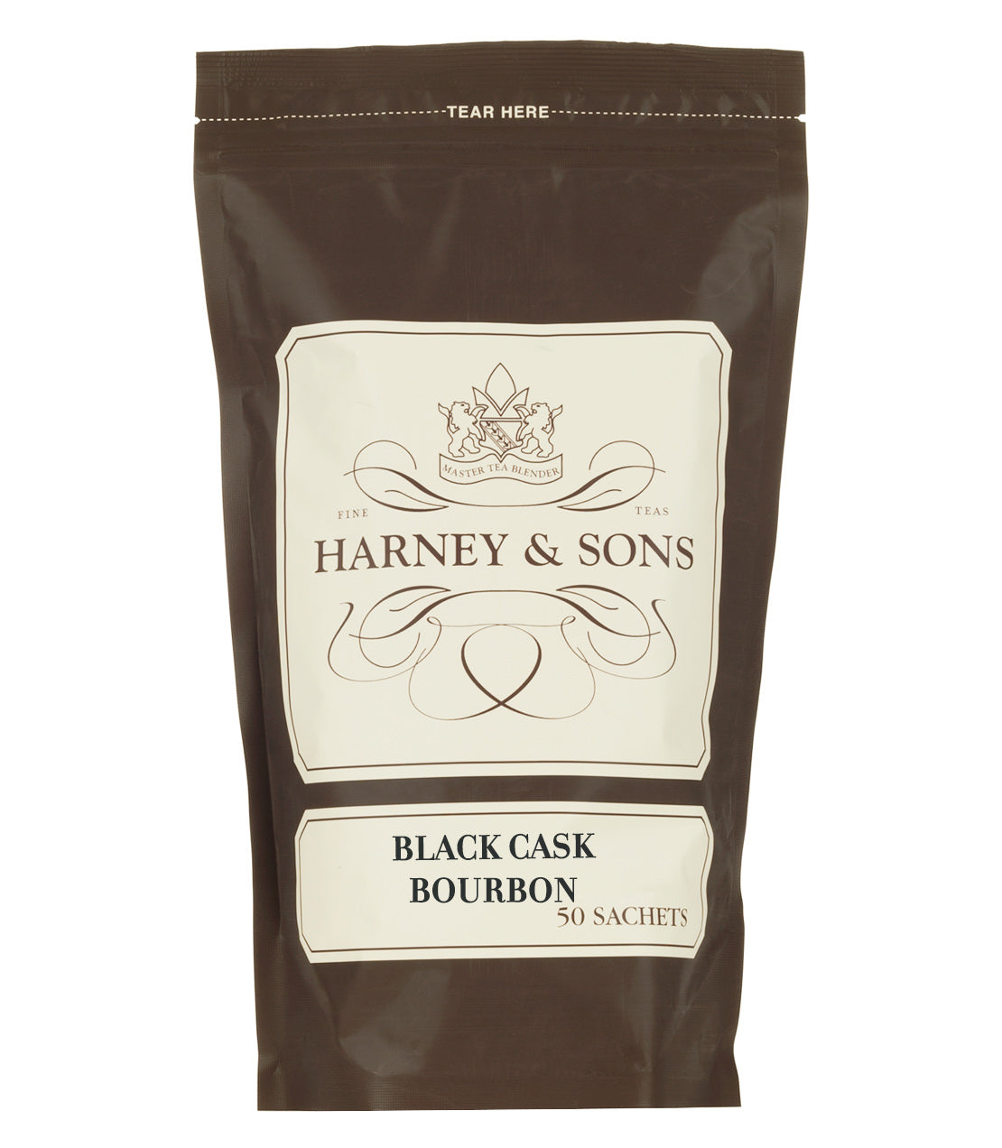 Black Cask Bourbon, Bag of 50 Sachets - Sachets Bag of 50 Sachets - Harney & Sons Fine Teas