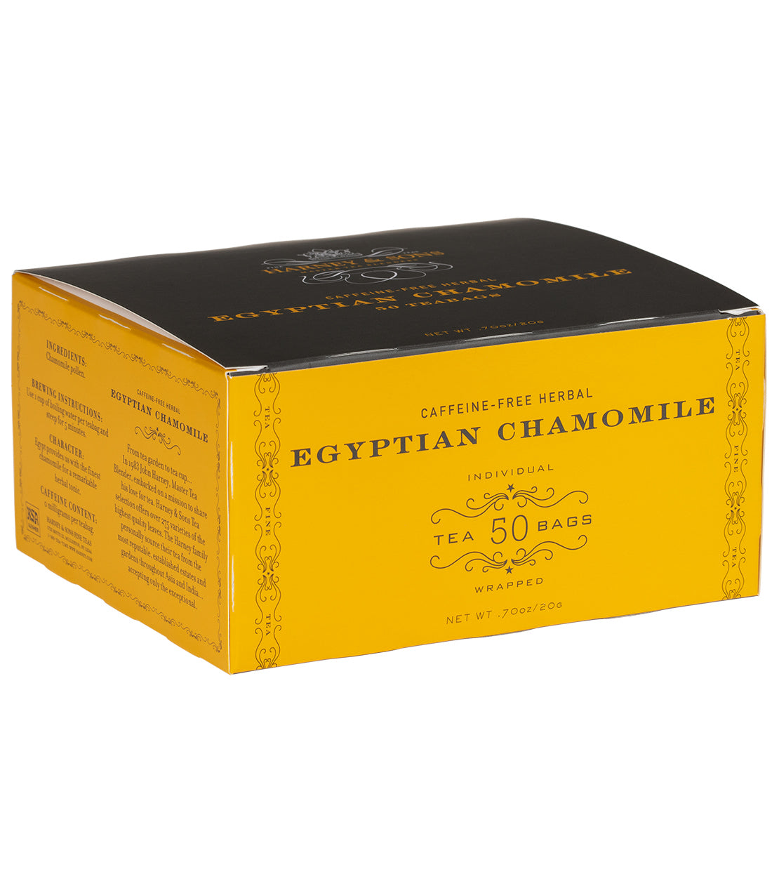 Egyptian Chamomile, Box of 50 Foil Wrapped Teabags - Teabags Box of 50 Foil Wrapped Teabags - Harney & Sons Fine Teas