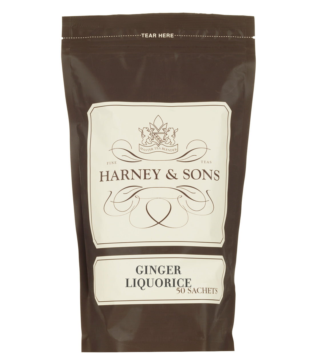 Ginger Liquorice, Bag of 50 Sachets - Sachets Bag of 50 Sachets - Harney & Sons Fine Teas