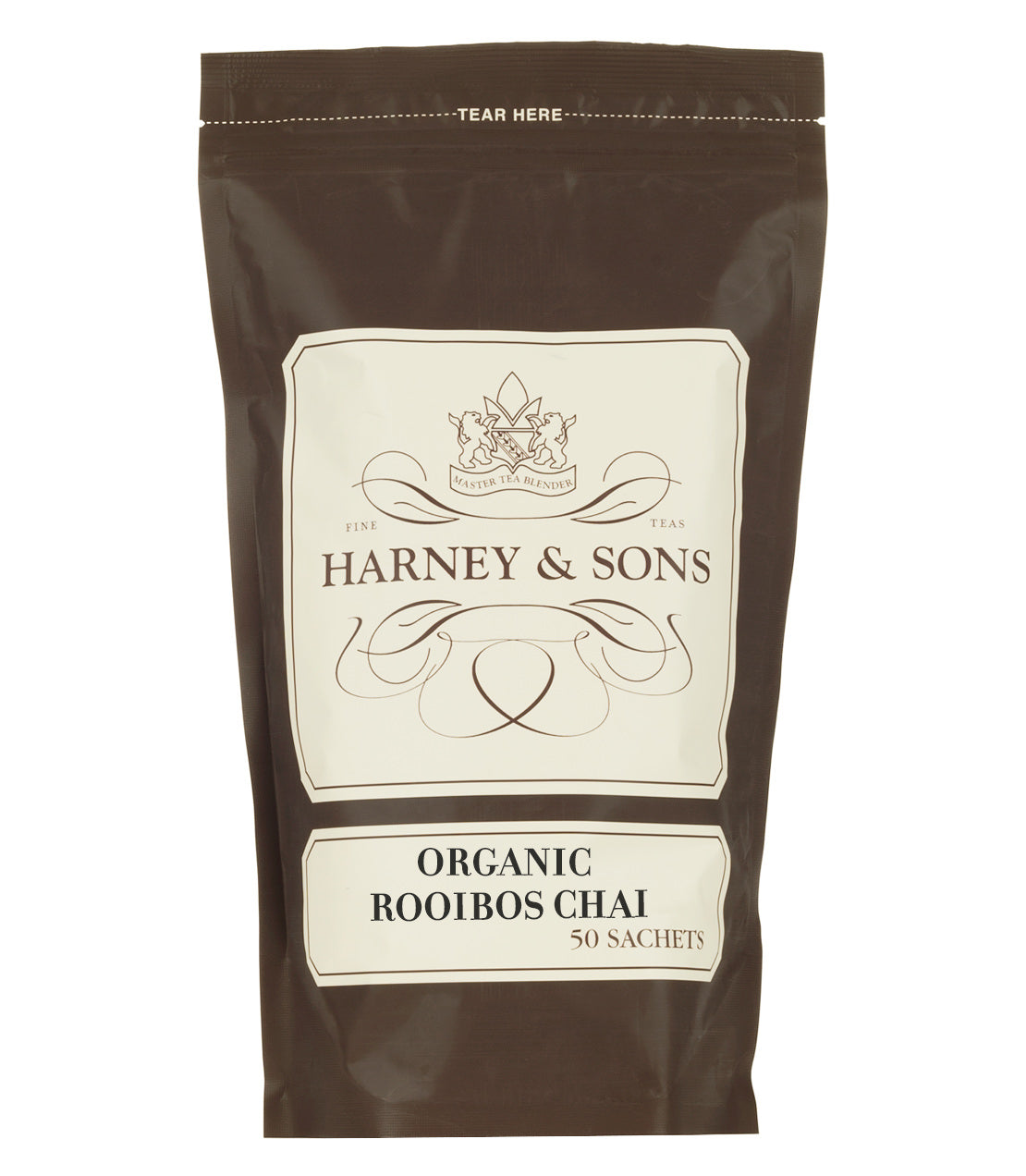 Organic Rooibos Chai - Sachets Bag of 50 Sachets - Harney & Sons Fine Teas