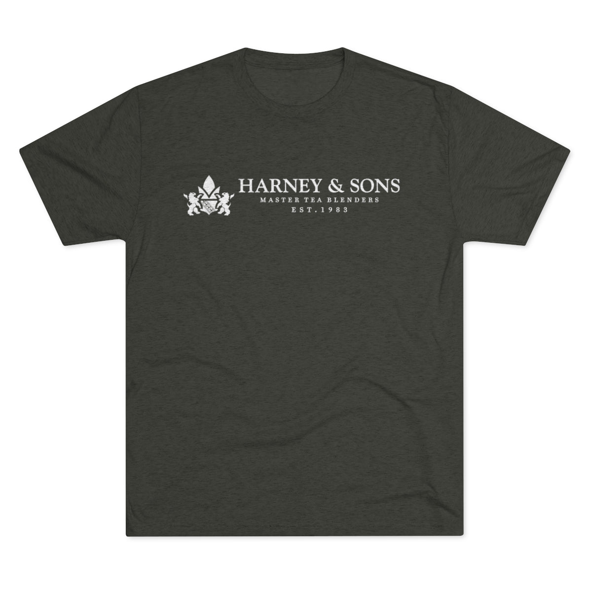 Harney & Sons - Est. 1983 Graphic Tee - Tri-Blend Macchiato S - Harney & Sons Fine Teas