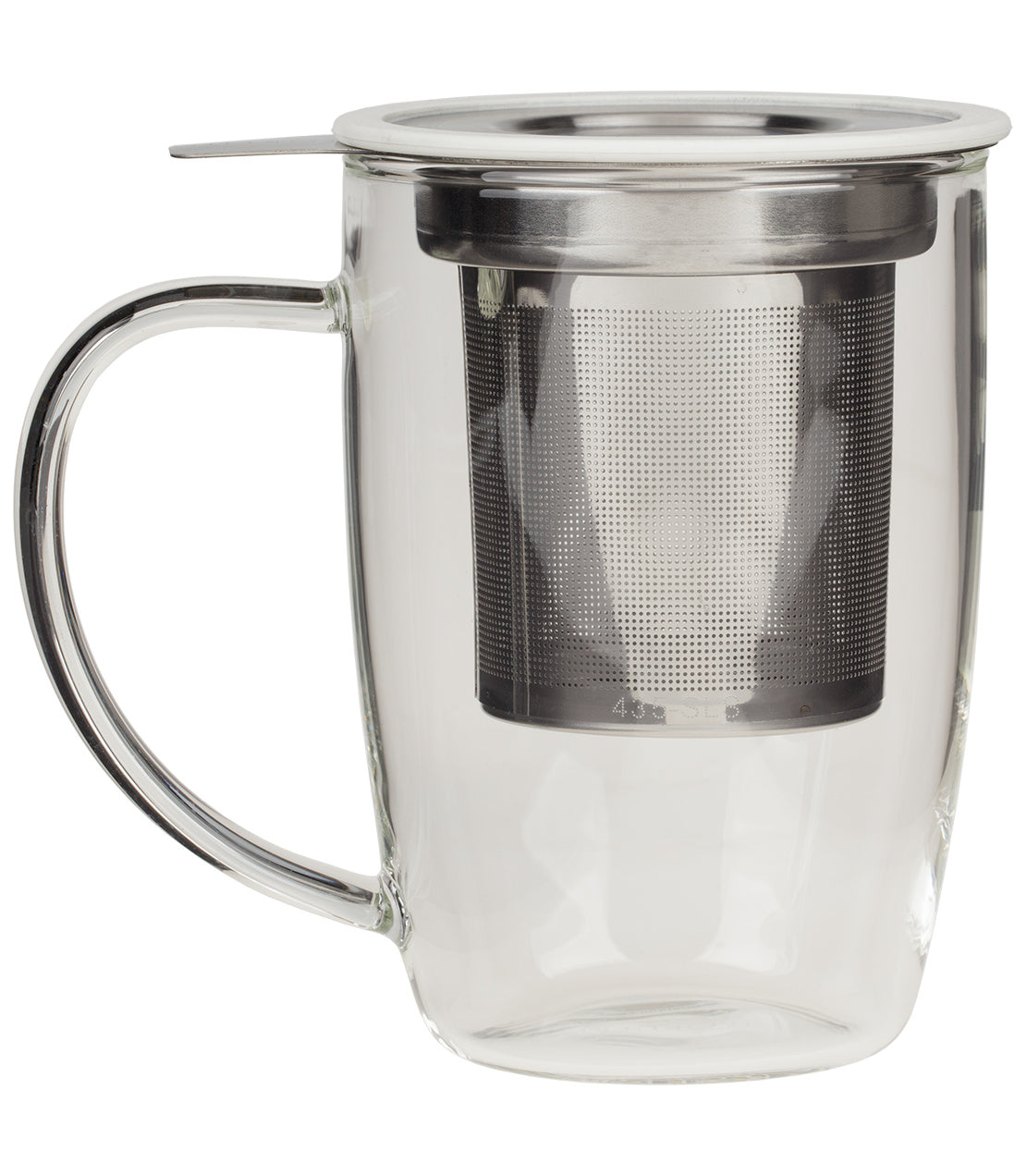 NewLeaf Glass Tall Tea Mug (Assorted Colors) - 16 oz. Black - Harney & Sons Fine Teas