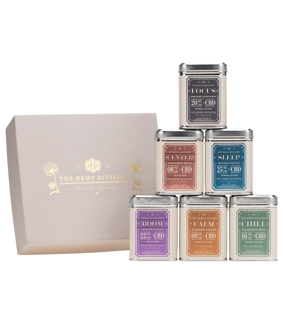 The Hemp Division - From the Roots Up Collection - Sachets The Hemp Division From the Roots Up Collection Set - Harney & Sons Fine Teas