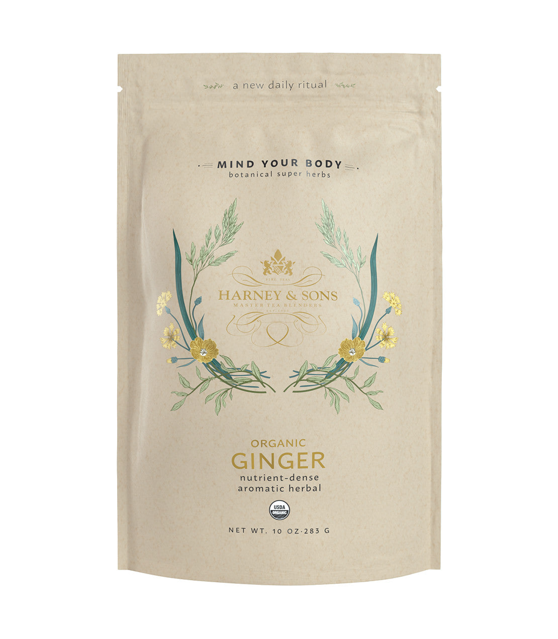 Organic Ginger Powder - Loose 10 oz. Bag - Harney & Sons Fine Teas