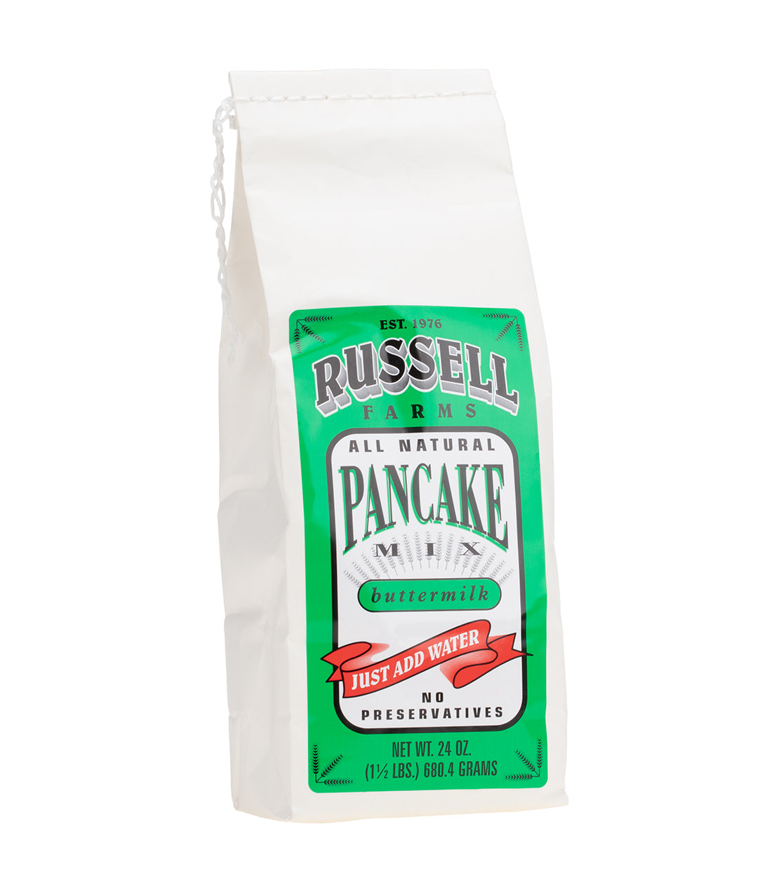Russell Farms Pancake Mix (Assorted Flavors) - 24 oz. Bag Old Fashioned - Harney & Sons Fine Teas