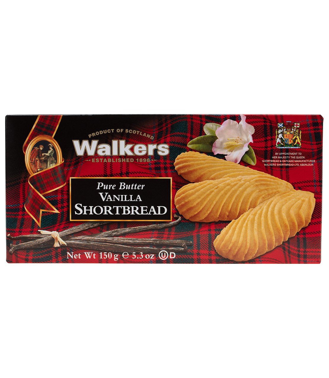 Walkers Shortbread (Assorted Flavors) - 3.9 - 5.3 oz. Box Vanilla Shortbread - Harney & Sons Fine Teas