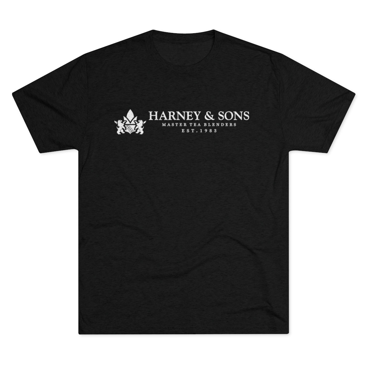 Harney & Sons - Est. 1983 Graphic Tee - Tri-Blend Vintage Black S - Harney & Sons Fine Teas