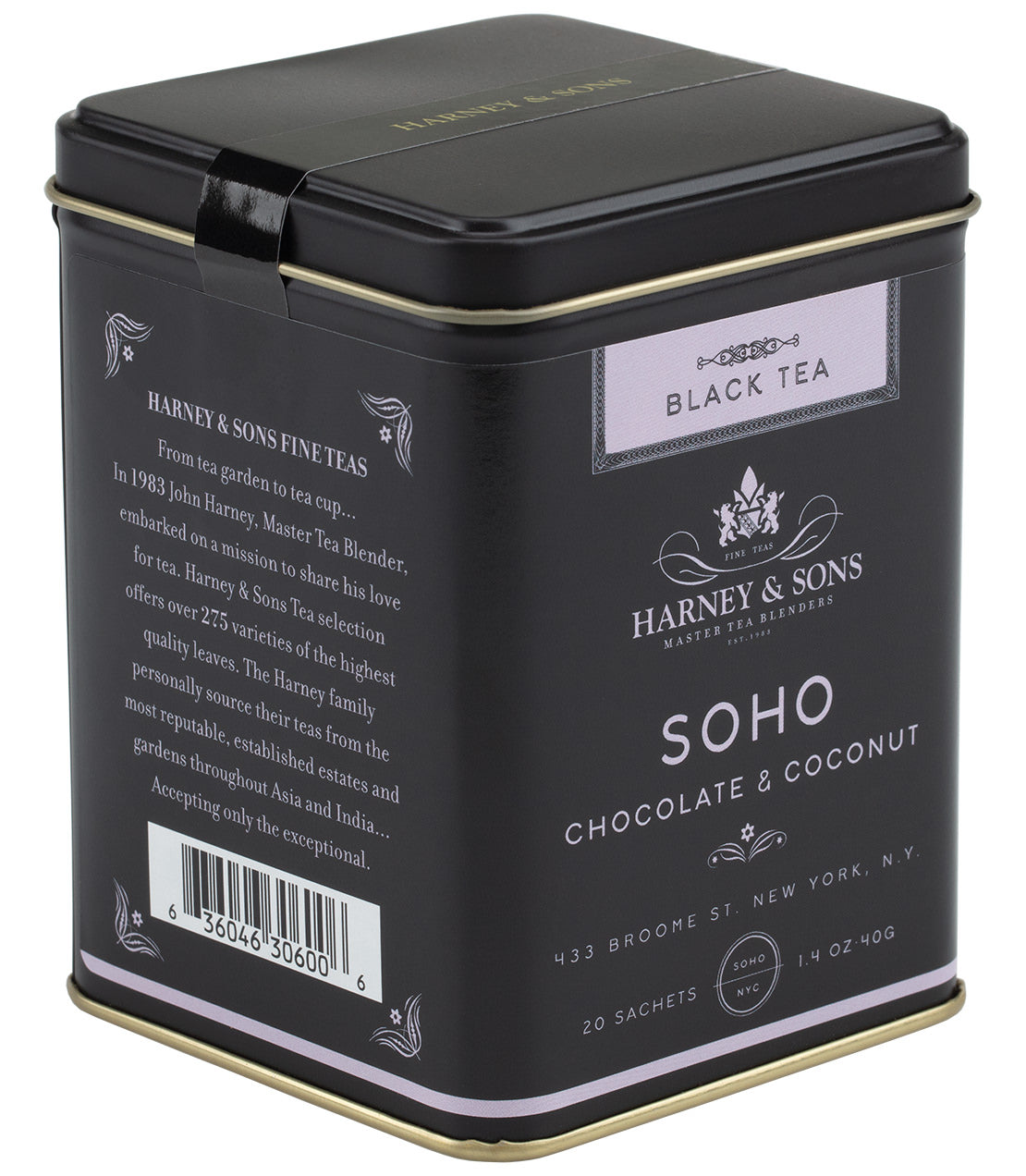 SoHo Blend, Tin of 20 Sachets - Sachets Tin of 20 Sachets - Harney & Sons Fine Teas