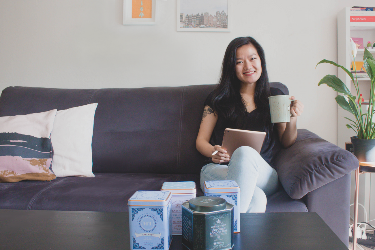 Josephine Ung, Digital Lettering Artist and Illustrator Harney & Sons