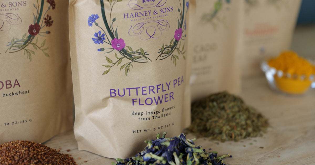 Butterfly Pea Flower Tisane  Wellness Tea - Harney & Sons Fine Teas