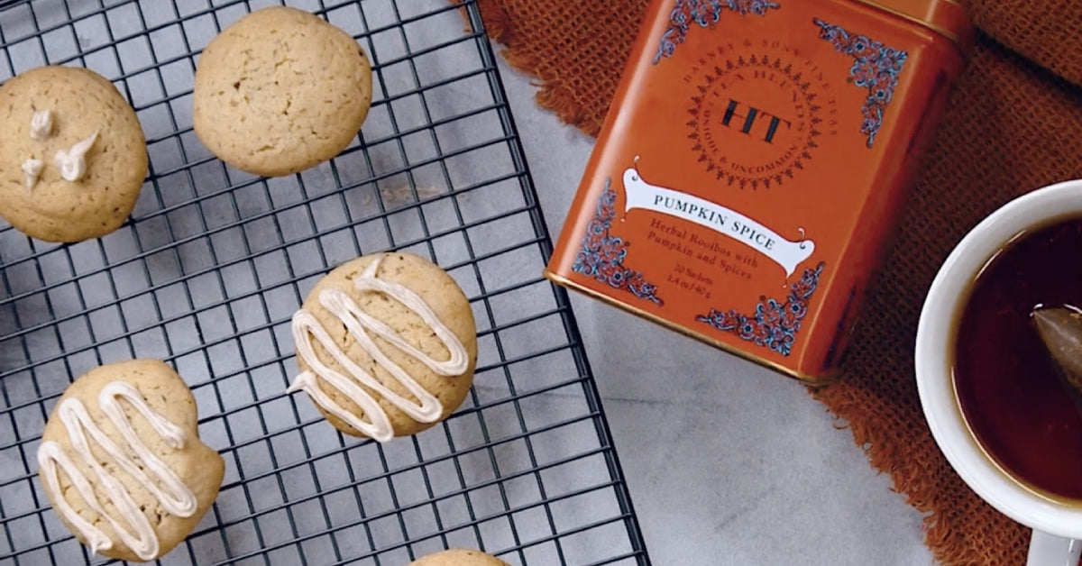 Pumpkin Spice Tea Cookies