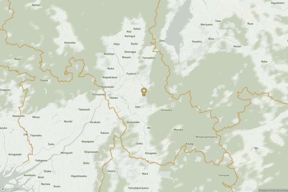Map of Uji, Japan