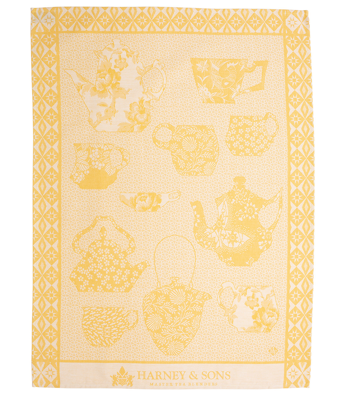 Yellow Jacquard Francais Tea Towel