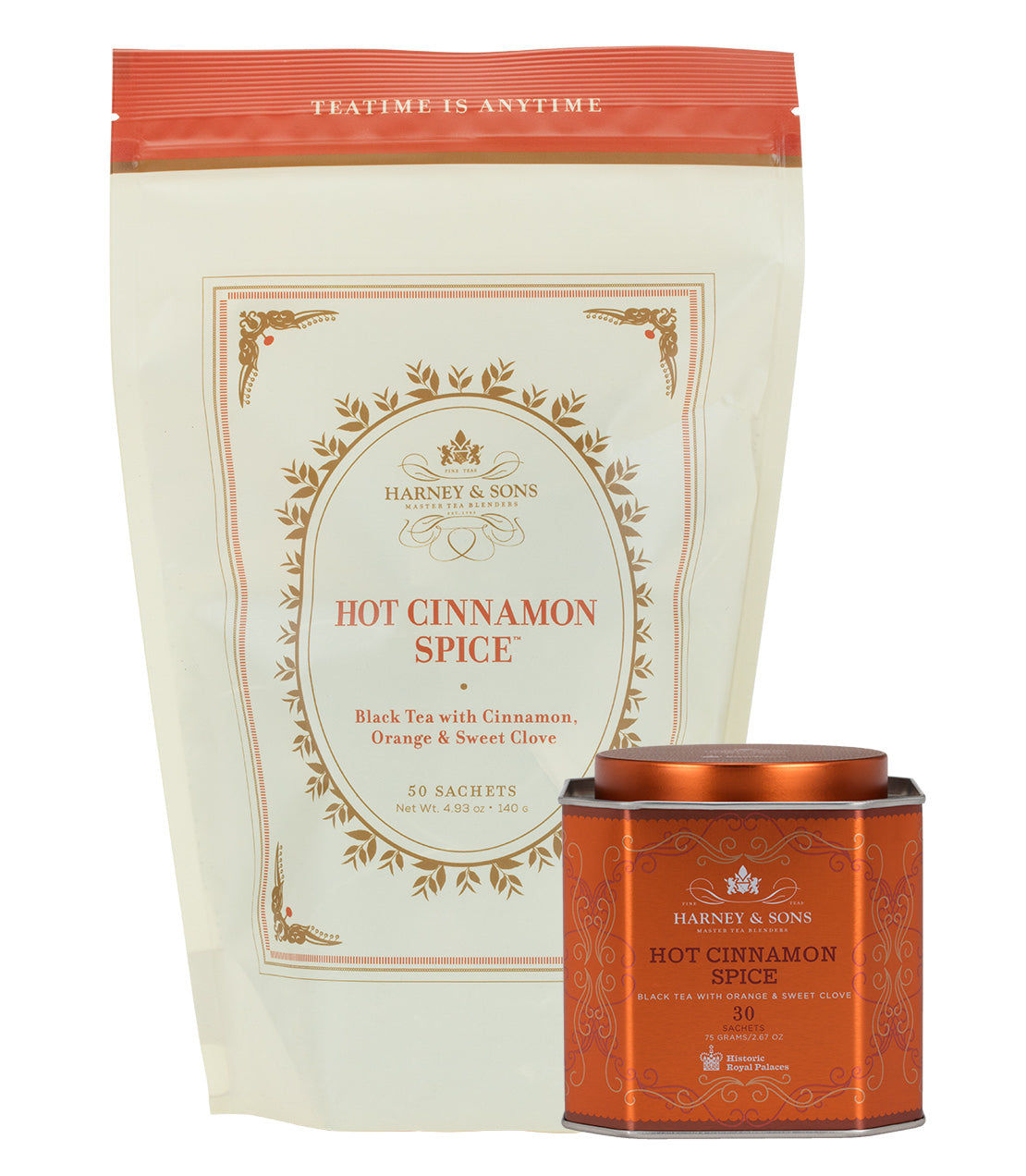 Hot Cinnamon Spice Tea Lover Sachet Bundle