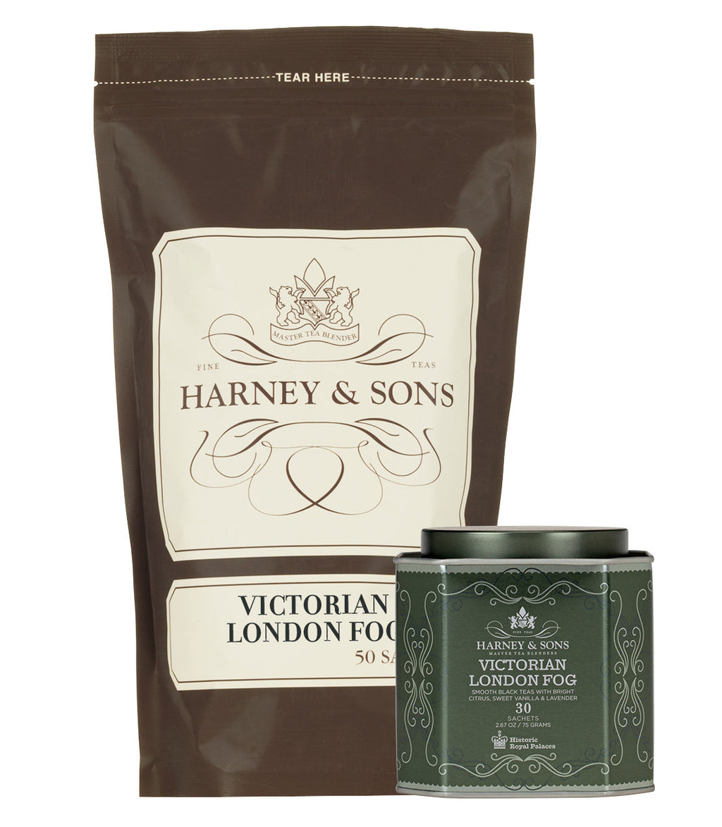30Ct Tin + 50 Sachets | Victorian London Fog Lover Bundle - Harney & Sons Fine Teas 30Ct Tin + 50 Sachets | Victorian London Fog Lover Bundle - Harney & Sons Fine Teas