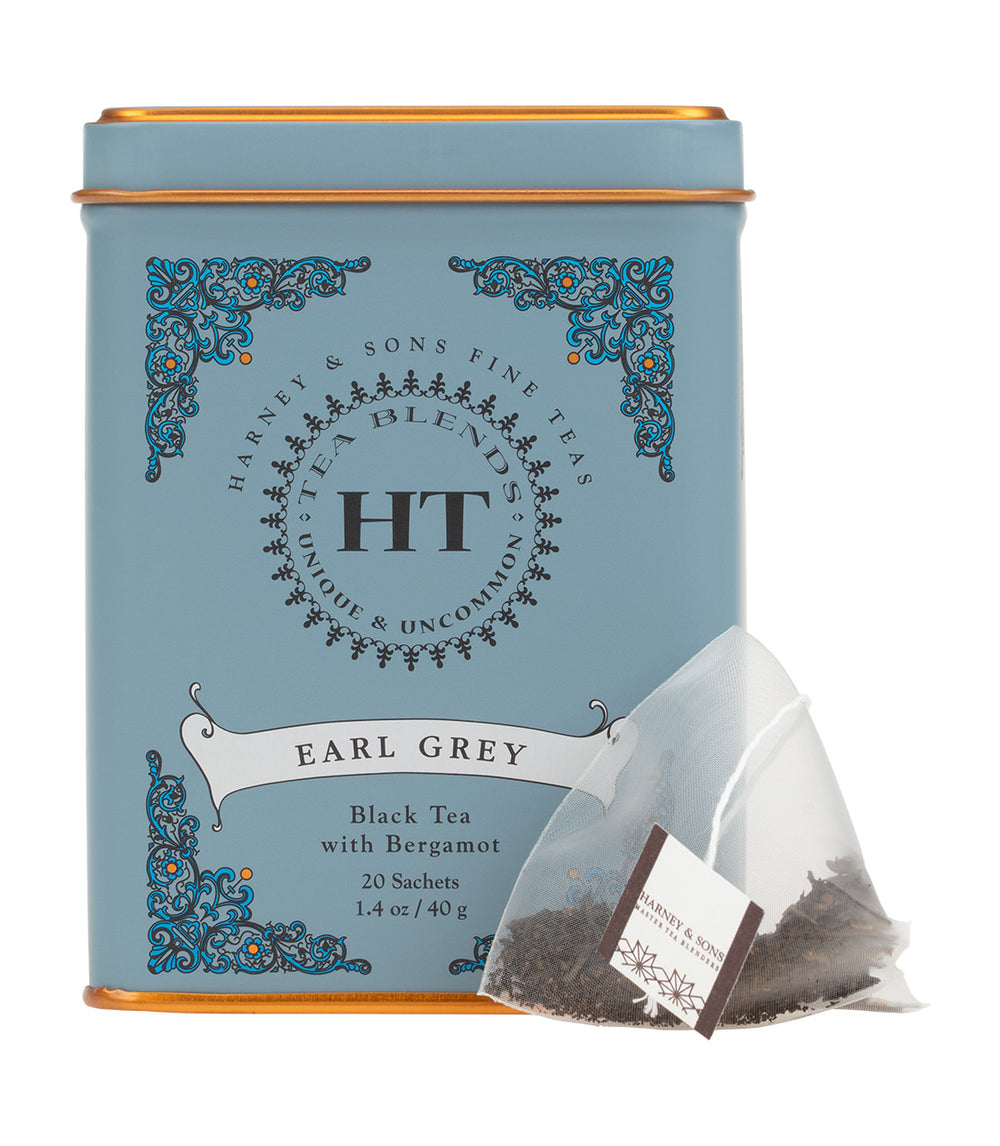 Earl Grey Tin 20 Sachets | Bergamot Tea Harney & Sons