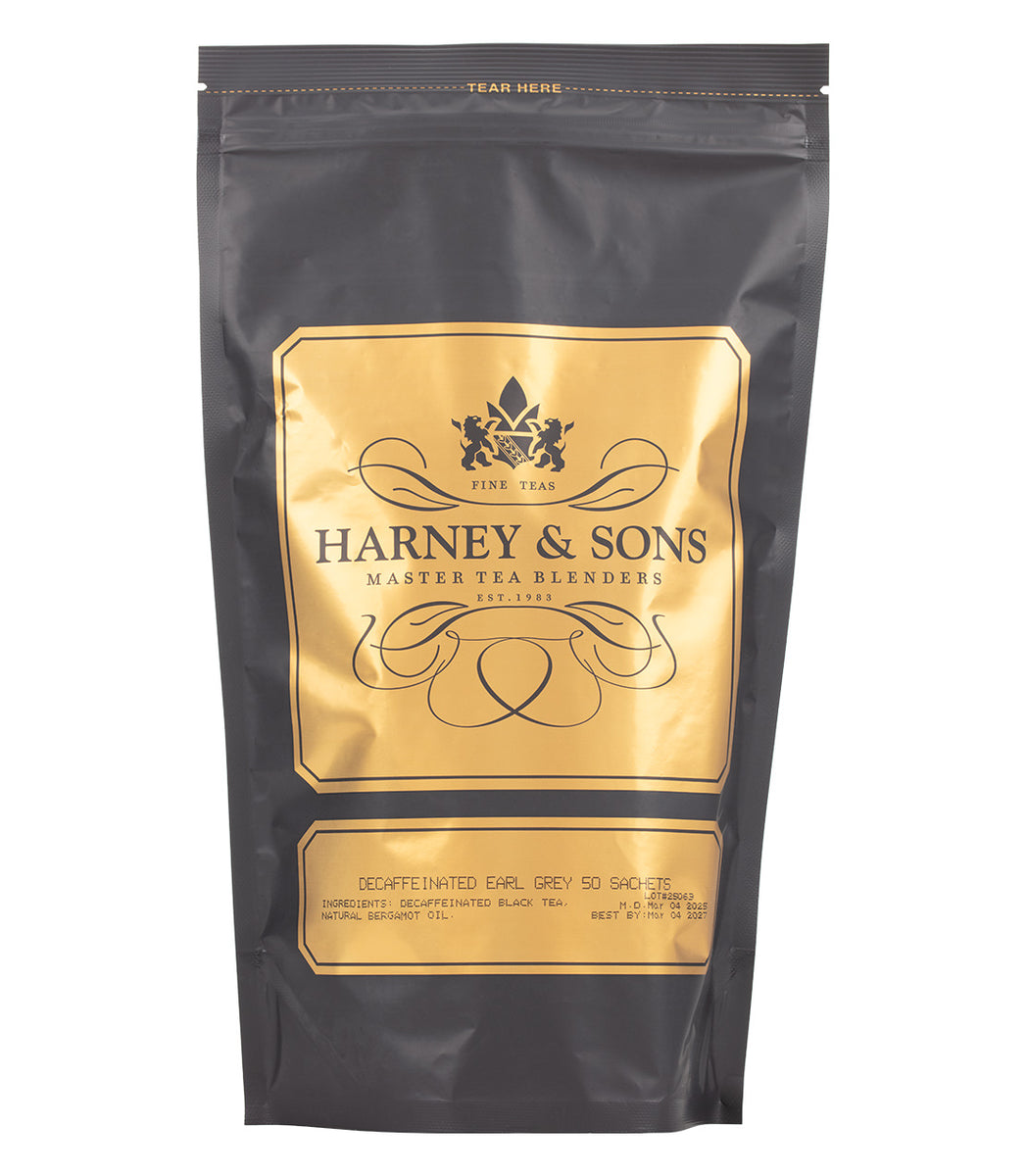 Decaf Earl Grey, 50 Sachets | Harney & Sons