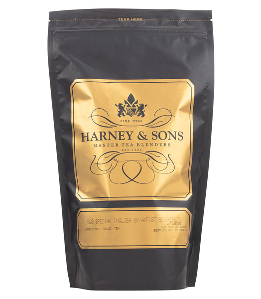 SGS Special English Breakfast | 50 Sachets | Harney & Sons