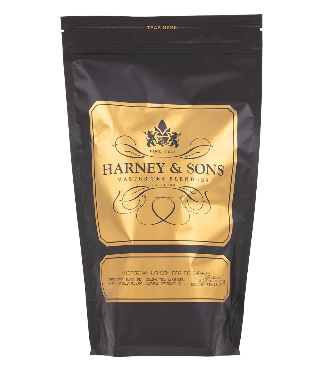 Victorian London Fog 50 Sachets | Earl Grey Harney & Sons - Harney