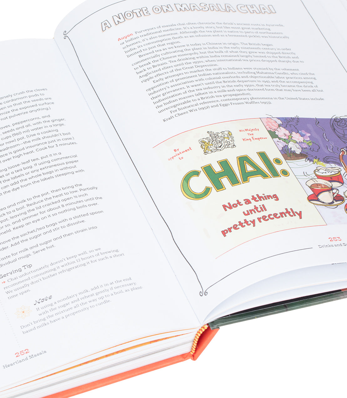 Heartland Masala Chai Tea & Cookbook Bundle