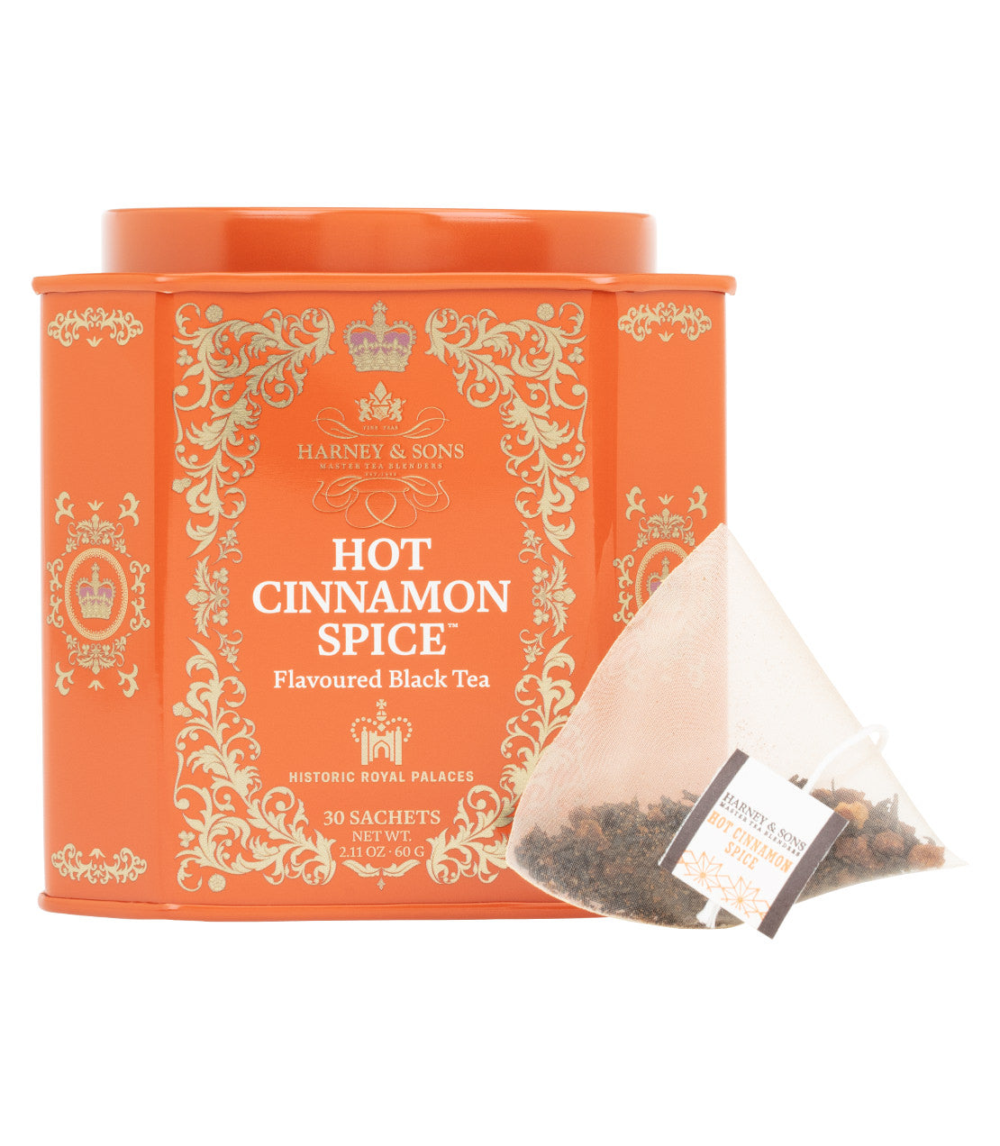 Hot Cinnamon Spice Tea | 30 Sachets - Harney & Sons Fine Teas