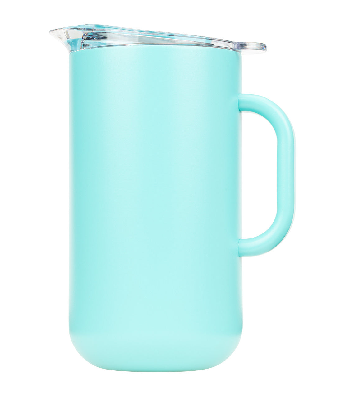 Served- 34 ounce- Vacuum Insulated Pitcher- Blue Lemonade- Profile shot