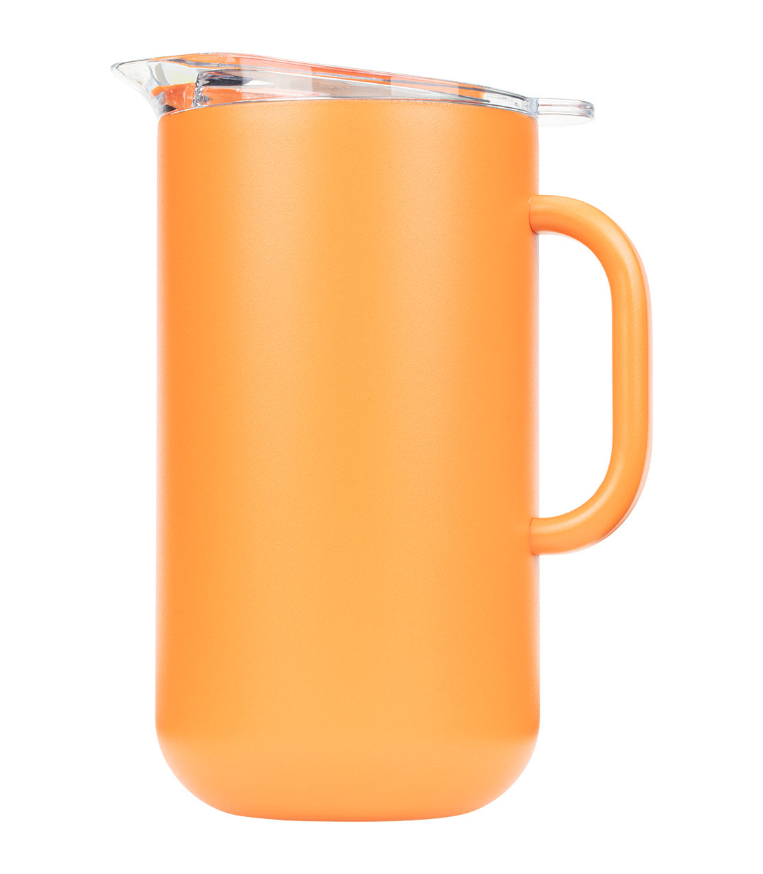 Served- 34 ounce- Vacuum Insulated Pitcher- Tangerine- Profile shot