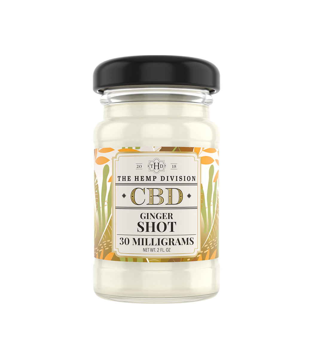 Ginger Shot - 30 MG CBD, 2 OZ, 8 Shots | Harney & Sons