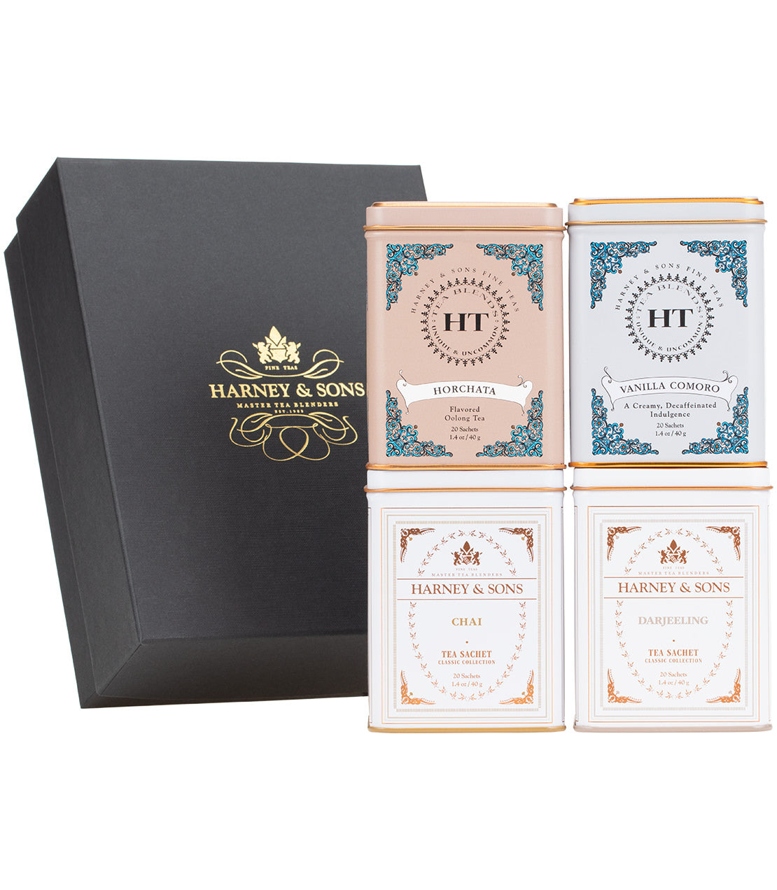 Erianto Chai　さま Decaf Vanilla Comoro Tea Tin 20 Sachets | Harney & Sons