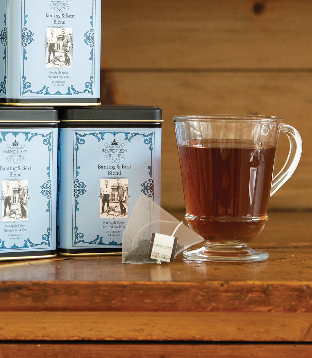 Banting & Best Blend Tea, Tin 20 Sachets | Harney & Sons