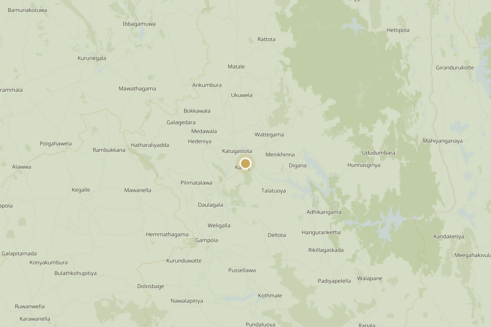 Map of Imboolpittia Estate, Kandy, Sri Lanka