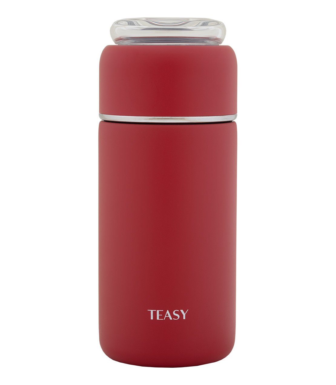 Teasy Insulated Flask (Multiple Colors) - 9 oz. Ruby Red - Harney & Sons Fine Teas
