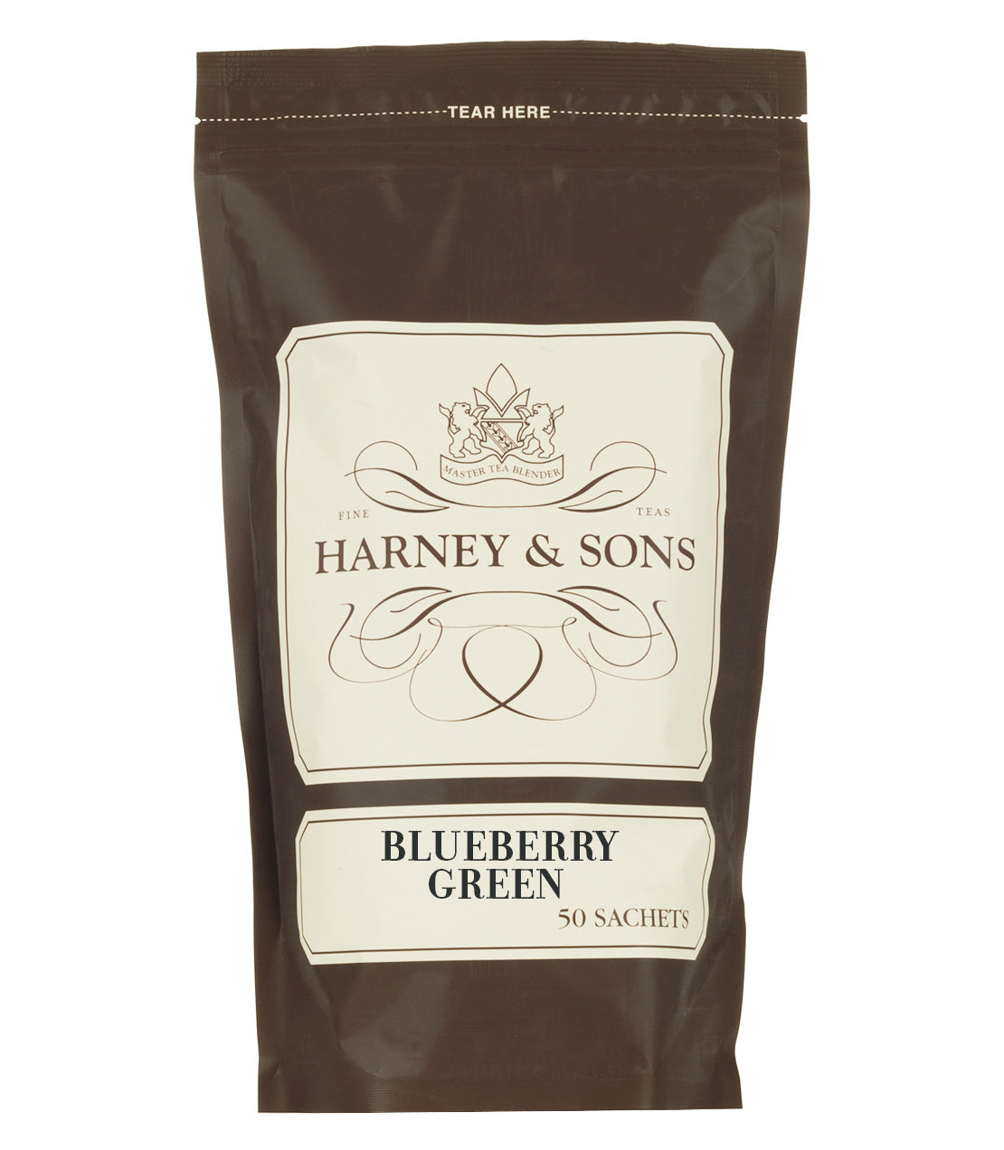 Harney & Sons Green Iced Tea, Fresh, Brews Up to 30 Quarts, Blueberry, 15 Count