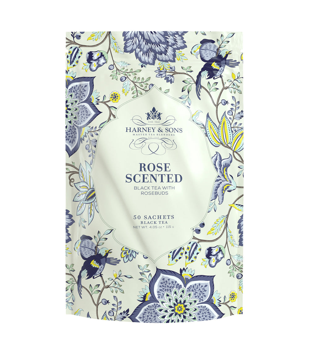 Rose Scented Tea - Flower & Black Tea Blend - Harney & Sons Fine Teas