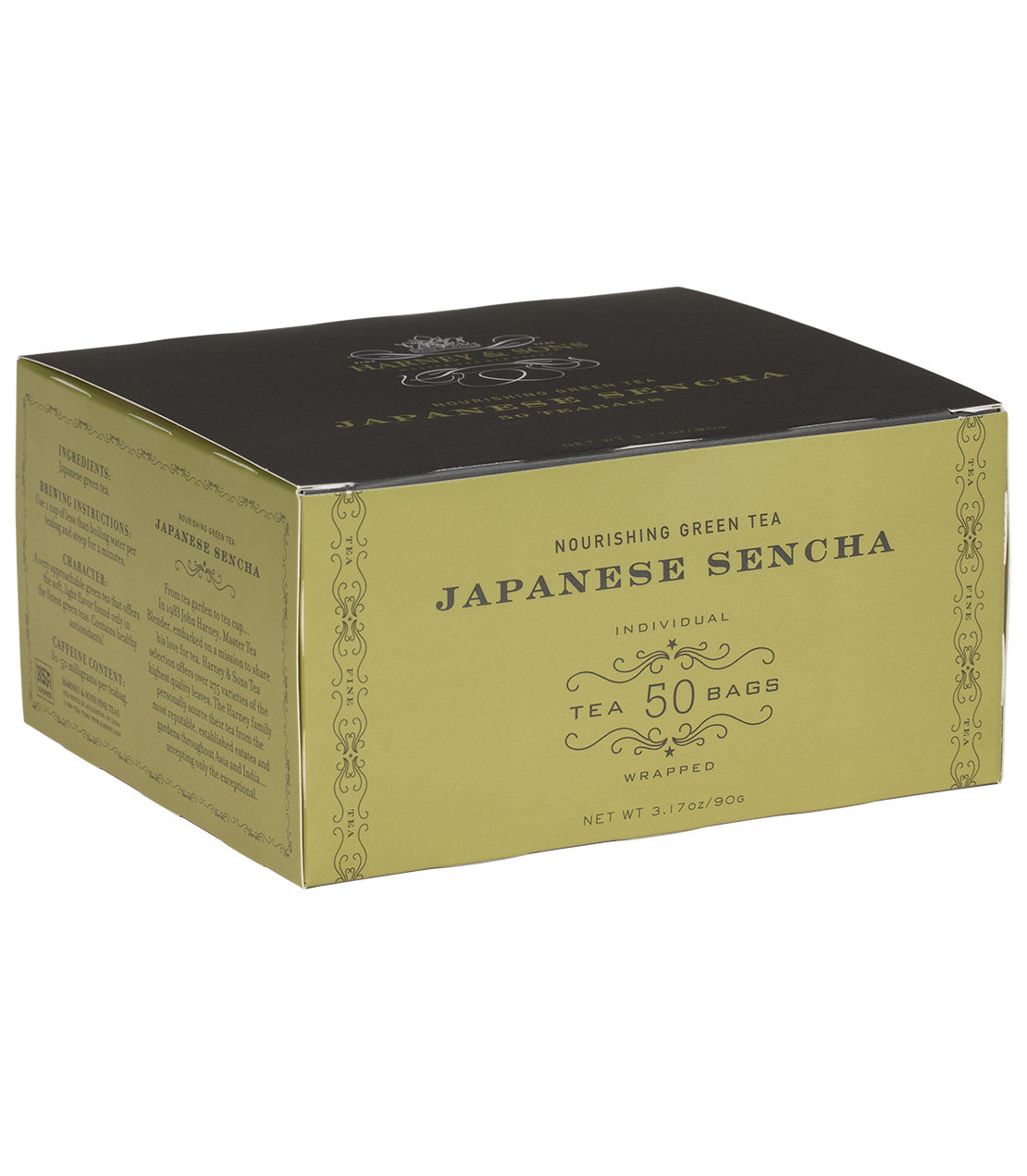 Japanese Sencha, Box of 50 Foil Wrapped Teabags -   - Harney & Sons Fine Teas