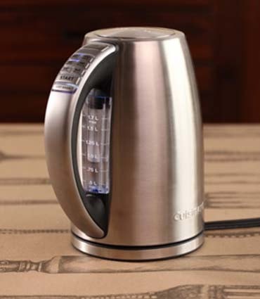 Cuisinart PerfecTemp® Stainless Steel Cordless Programmable Electric Kettle - 57 oz.  - Harney & Sons Fine Teas