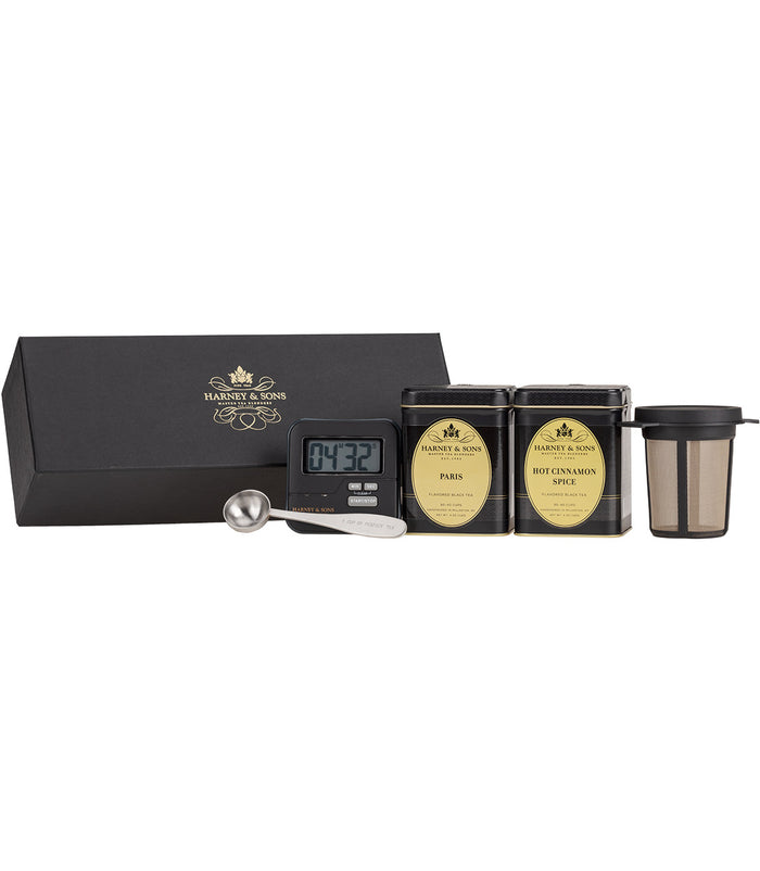 Harney & Sons Deluxe Loose Tea Starter Kit Paris & Hot Cinnamon Spice Harney & Sons Fine Teas