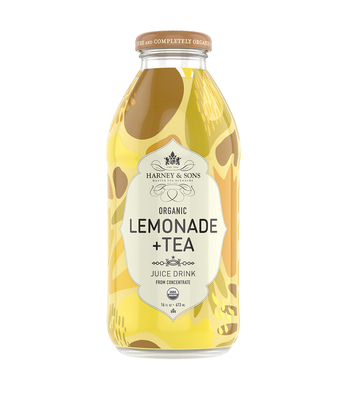 Organic Lemonade & Tea 16oz (Pack of 12) Harney & Sons Fine Teas