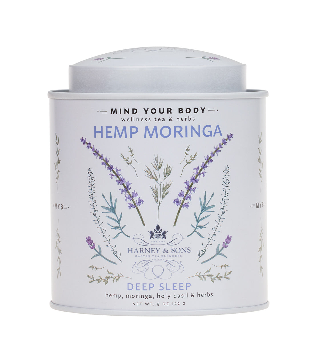 Hemp Moringa - Deep Sleep Wellness Blend - Loose 5 oz. Tin - Harney & Sons Fine Teas