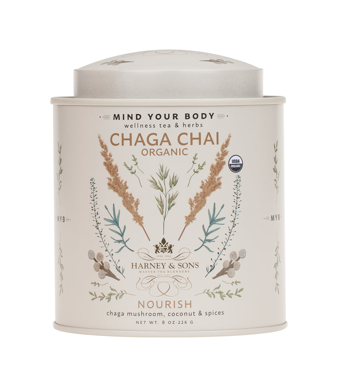Chaga Chai Tea - Nourish Wellness Blend - Domestic Shipping - Harney Sons Fine Teas